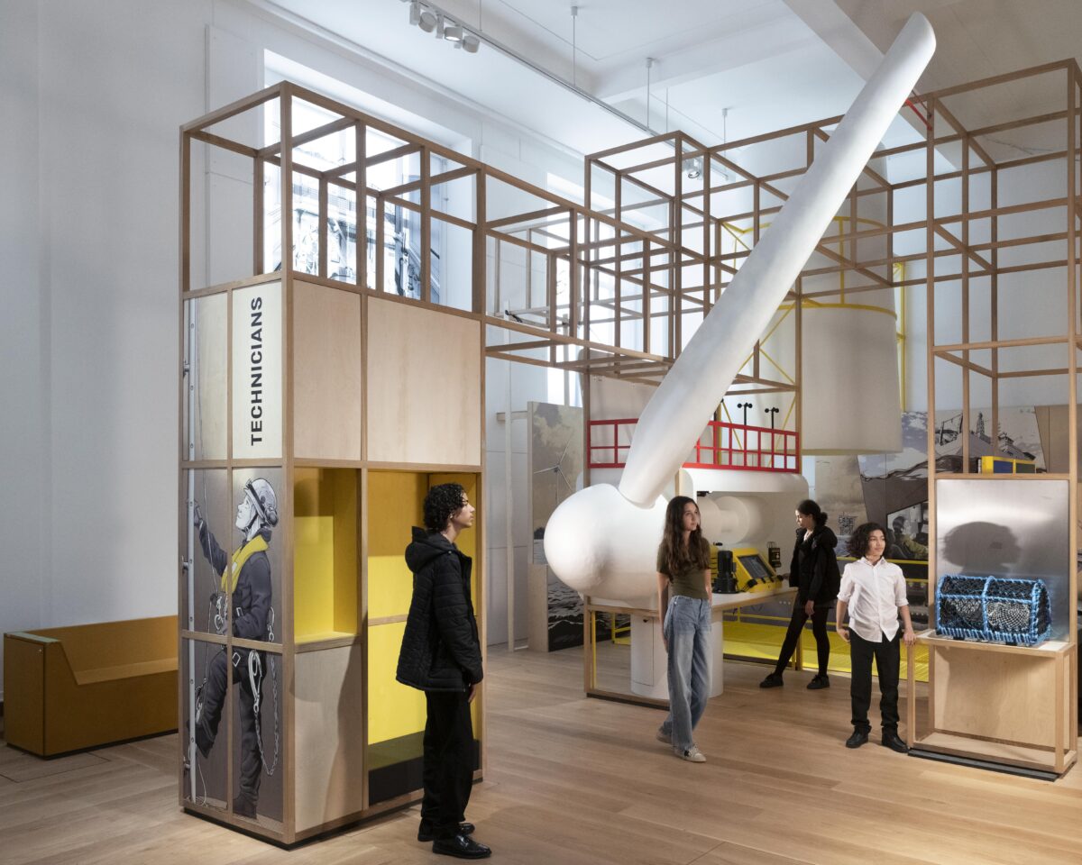 Visitors exploring the interactive Technicians gallery, at the Science Museum in London.