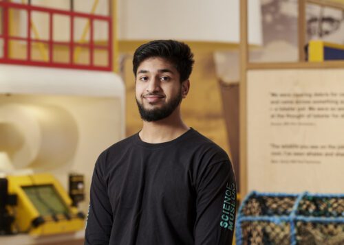 Abdullah Javaad at the Science Museum.