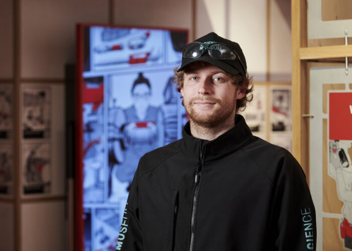 Ben Jackson in the Science Museum.